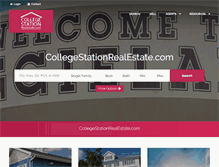 Tablet Screenshot of collegestationrealestate.com